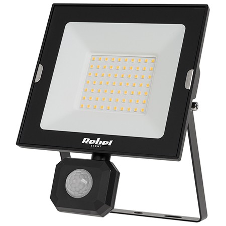 reflector led 50w 4000k cu senzor 230v rebel - imagine 6